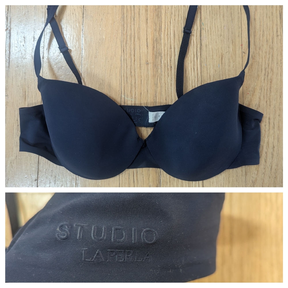 Studio Navy T-Shirt Bra with Molded Cups
